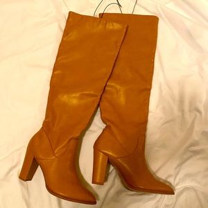 Express Knee High Boots BrownTone